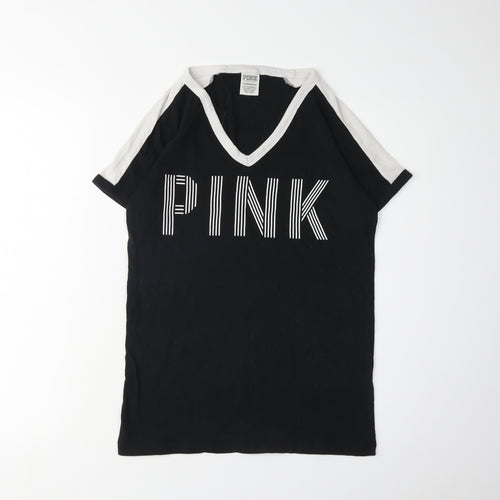 Victoria's Secret Women's Black XS Ringer T-Shirt