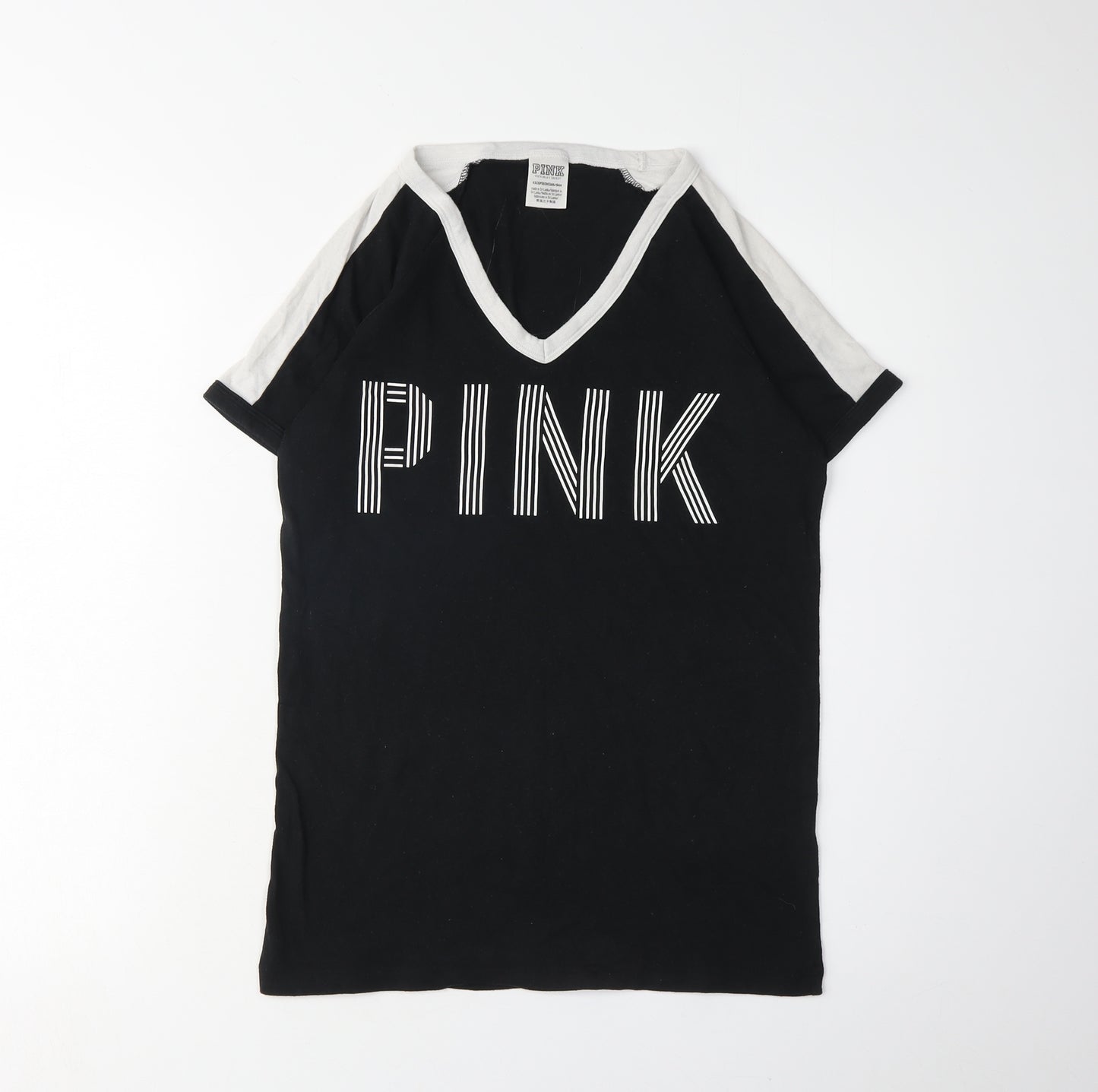 Victoria's Secret Women's Black XS Ringer T-Shirt