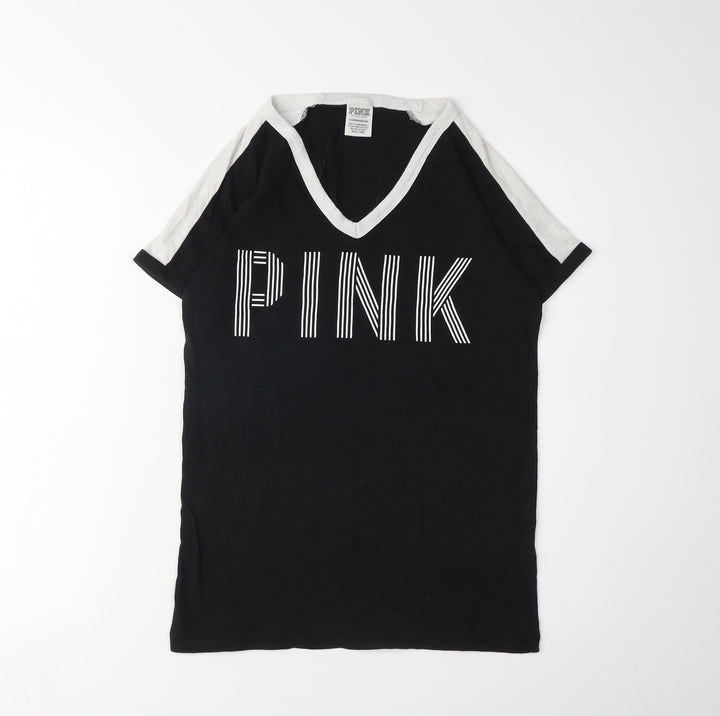 Victoria's Secret Women's Black XS Ringer T-Shirt