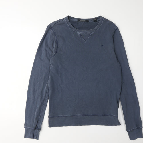 Scotch & Soda Men's Blue Pullover Sweatshirt Size S