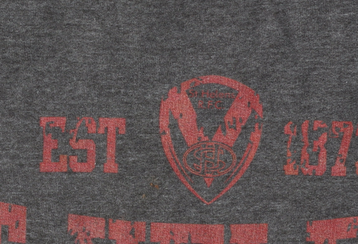 St Helens R.F.C. Mens XL Grey Pullover Sweatshirt