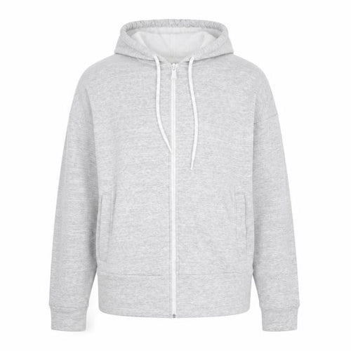Adidas Women's Grey Full Zip Hoodie M
