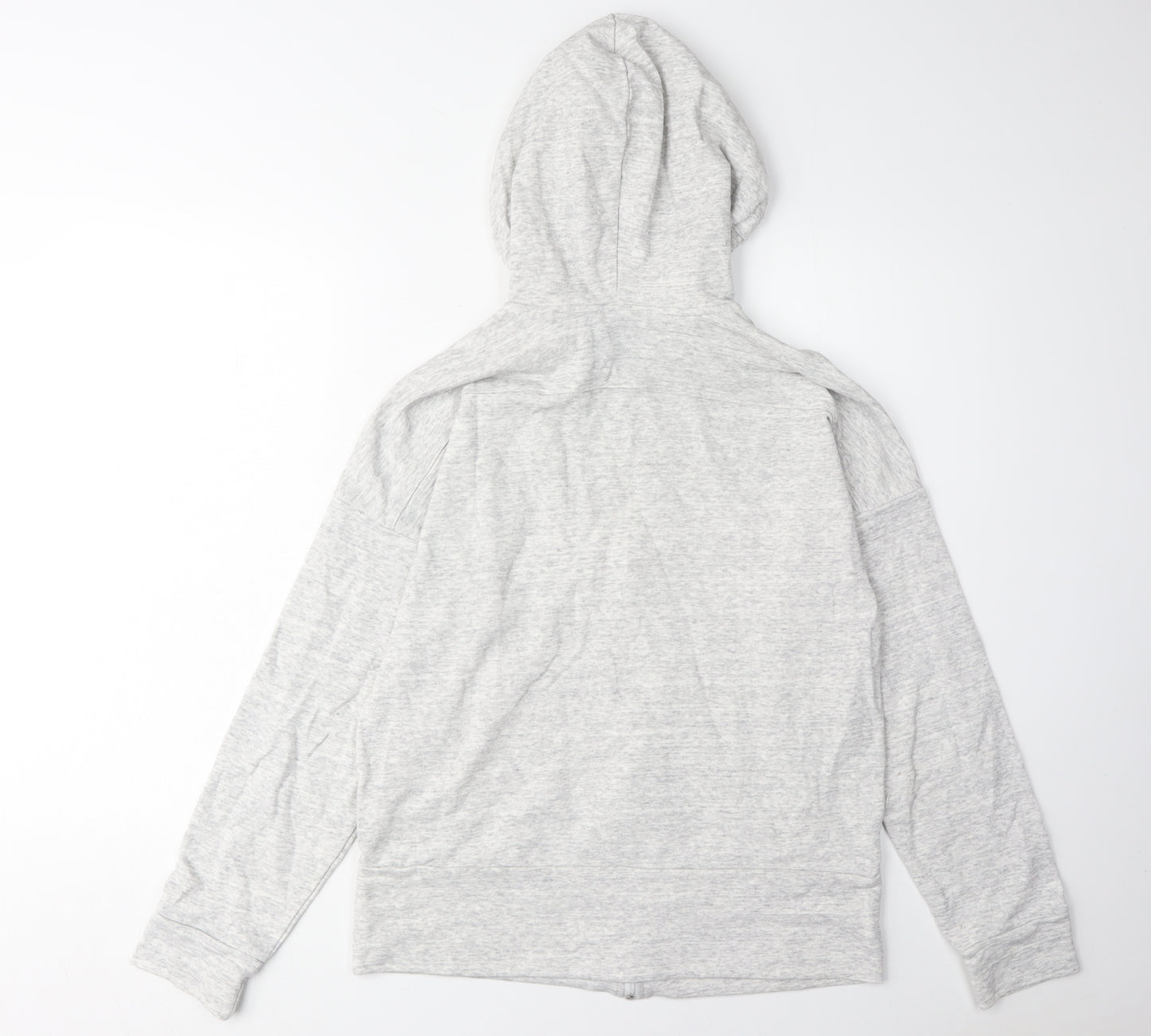 Adidas Women's Grey Full Zip Hoodie M