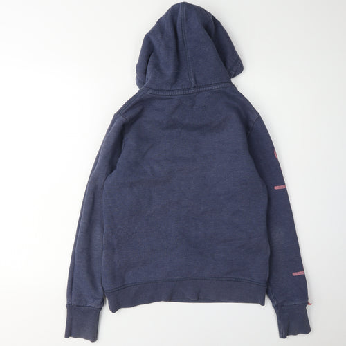 Superdry Women's Blue Pullover Hoodie M