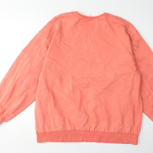 Marks and Spencer Women's Pink Medium Pullover Sweatshirt