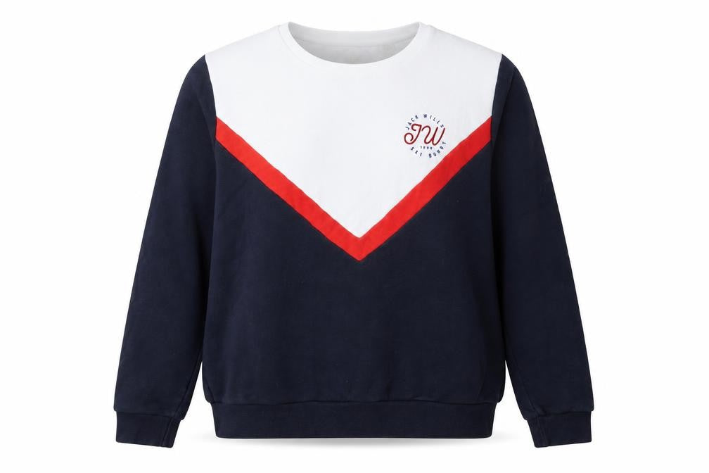 Front view of Jack Wills Women's Multicoloured Pullover Sweatshirt, size 16