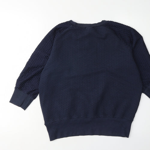 French Connection Women's Blue Pullover Sweatshirt S