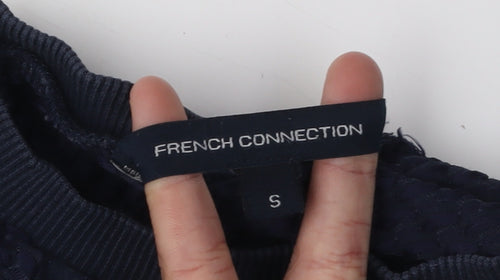 French Connection Women's Blue Pullover Sweatshirt S