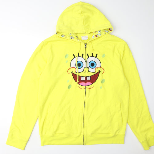 Nickelodeon SpongeBob Yellow XL Unisex Hoodie, Full Zip