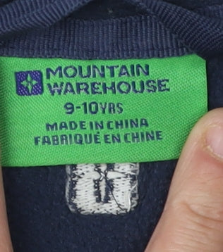 Mountain Warehouse Boys Blue Fleece Jacket 9-10 Years