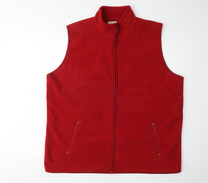 EWM Women's Red Fleece Waistcoat 2XL Casual