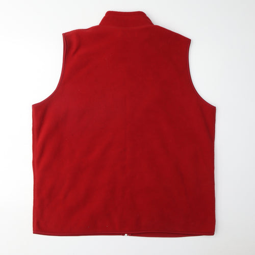 EWM Women's Red Fleece Waistcoat 2XL Casual