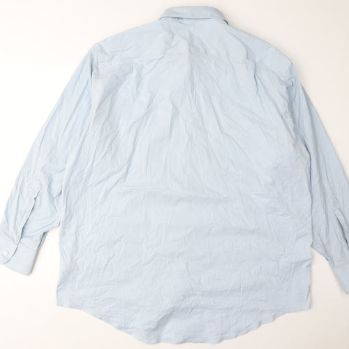 Charles Tyrwhitt Men's Blue Classic Fit Shirt 18 Long Sleeve