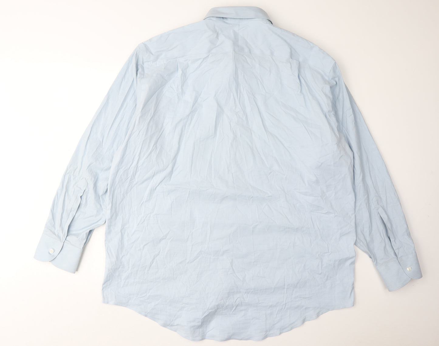 Charles Tyrwhitt Men's Blue Classic Fit Shirt 18 Long Sleeve