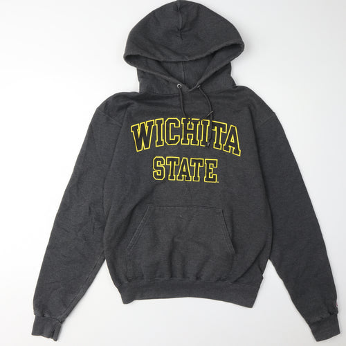Champion Men's Grey College Hoodie - Small