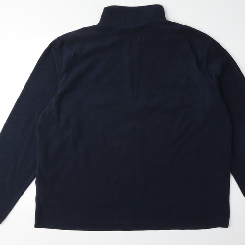 Regatta Men's Blue 1/4 Zip Fleece Sweatshirt 2XL