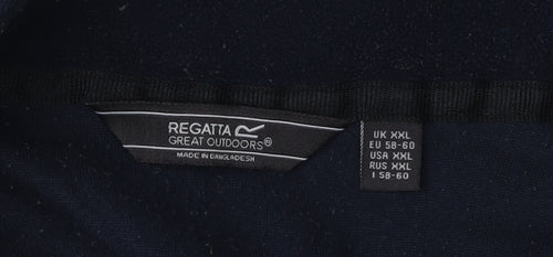 Regatta Men's Blue 1/4 Zip Fleece Sweatshirt 2XL
