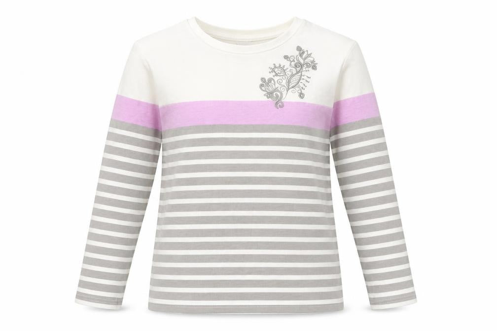 Front view of Damart Women's Multicoloured Long Sleeve T-Shirt, L