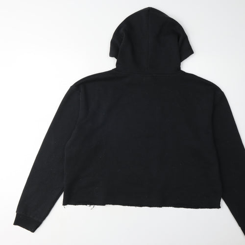 Disney Women’s Black Hoodie - L - Mickey Mouse Graphic