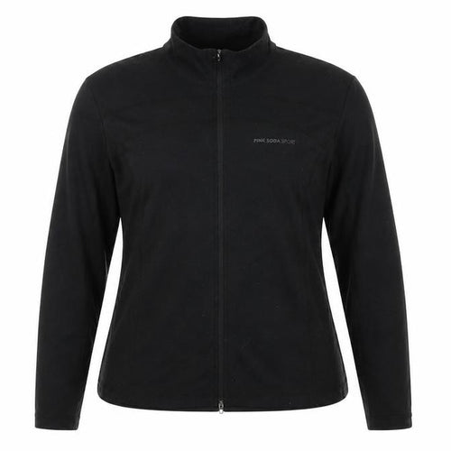 Pink Soda Sport Women's Black XL Sweatshirt Full Zip