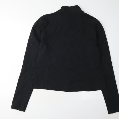 Pink Soda Sport Women's Black XL Sweatshirt Full Zip