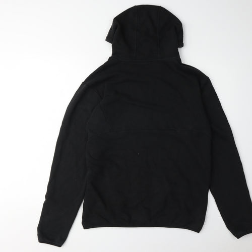Puma Men's Black Pullover Hoodie M Logo Accent