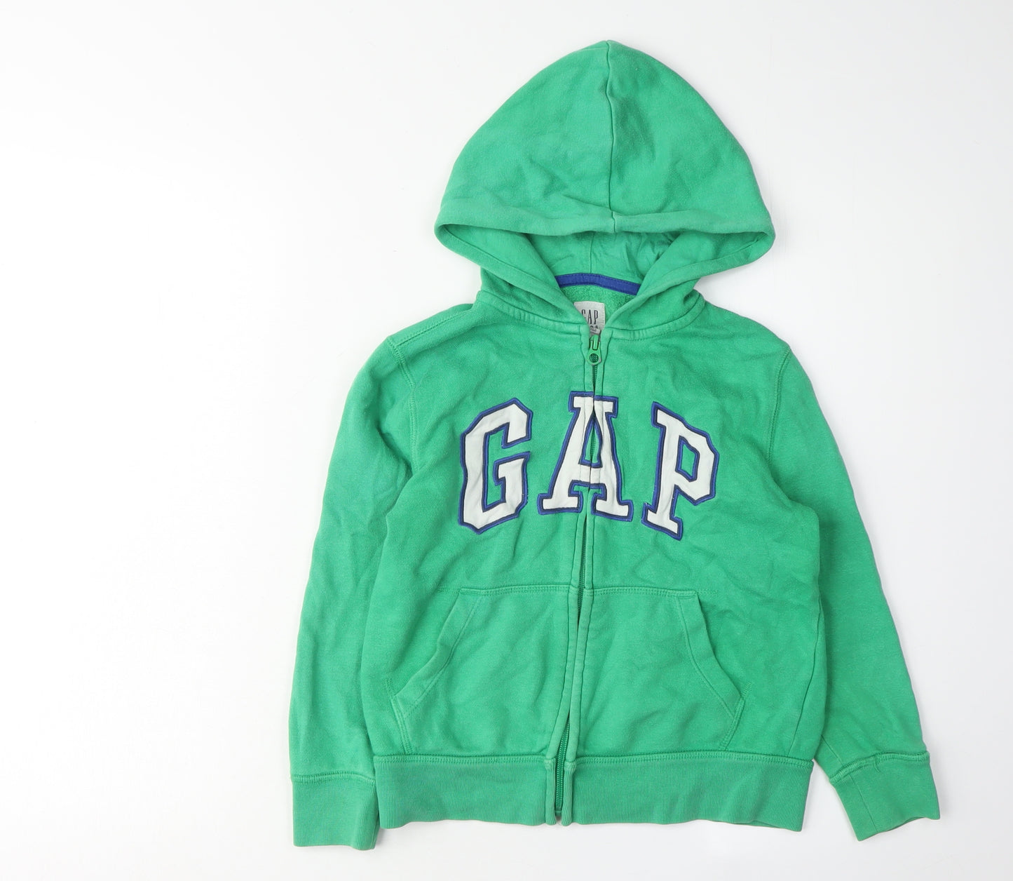 GAP Boys Green Hoodie Full Zip Size 6-7 Years