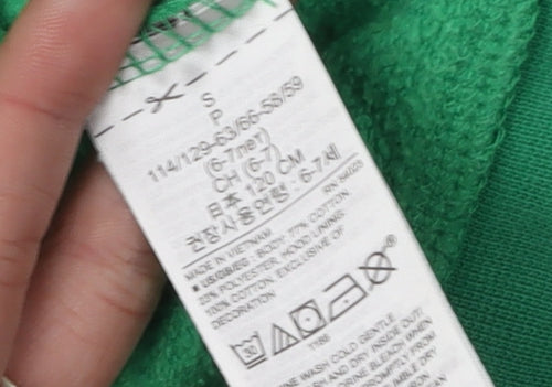 GAP Boys Green Hoodie Full Zip Size 6-7 Years