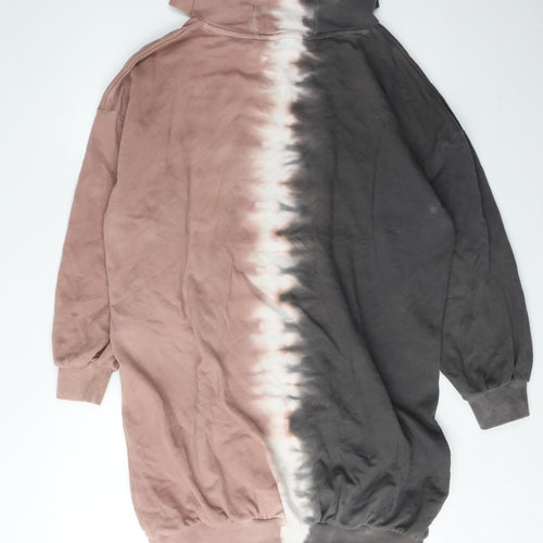Next Girls Multicoloured Hooded Dress, Size 14 Years