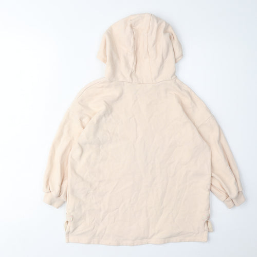 Next Girls Beige Hoodie, Graphic Print, 5-6 Years