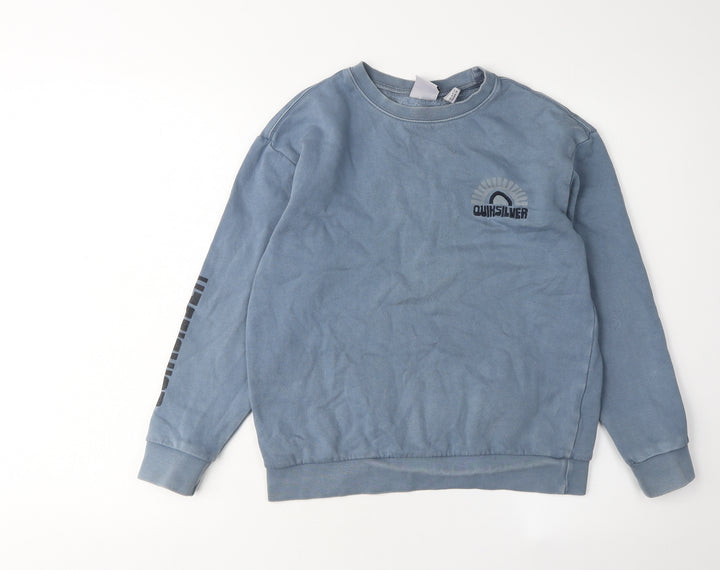 Quiksilver Boys Blue Crew Neck Sweatshirt S