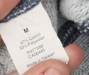 J.Crew Women's Blue Shift Dress M, 3/4 Sleeve, Casual