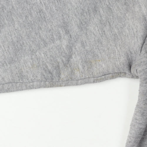 ALPHALAB Grey Mens L Pullover Sweatshirt