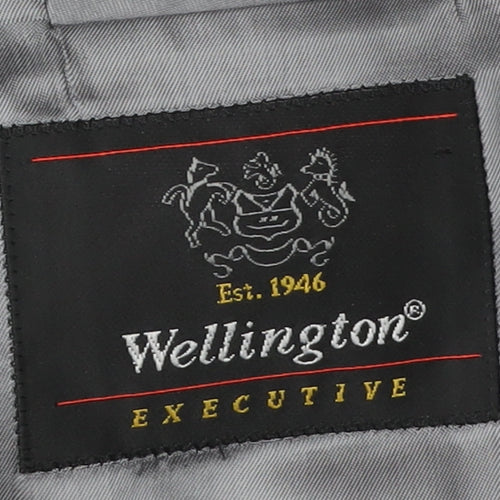 Wellington Men's Grey Blazer, Size 44L, Business