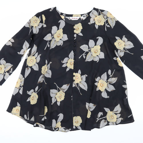 Kaleidoscope Women's Floral Tunic Blouse Size 18
