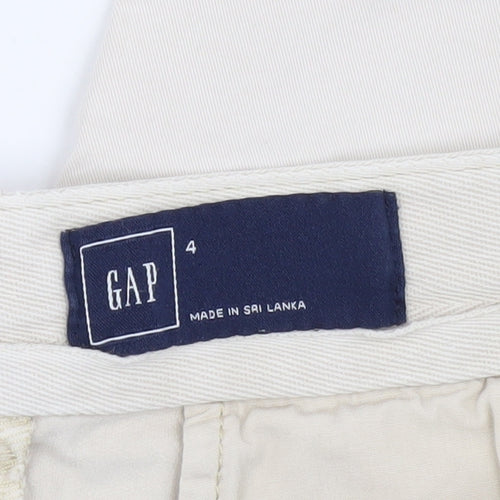 GAP Women's Beige Chino Trousers Size 4 Classic Style