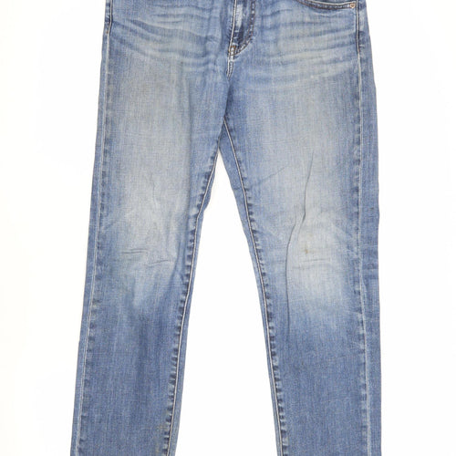 Uniqlo Women's Blue Straight Denim Jeans Size 27