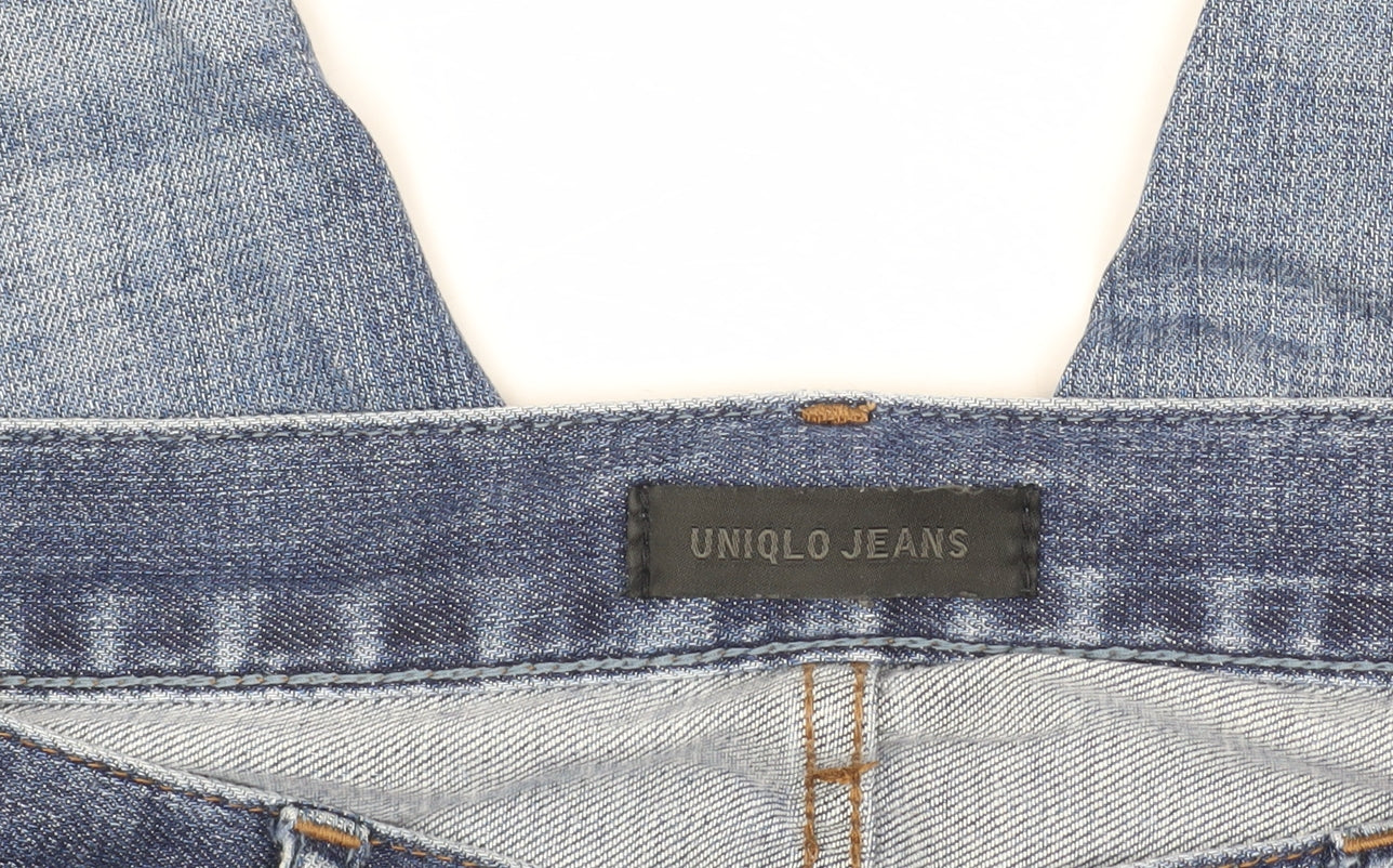 Uniqlo Women's Blue Straight Denim Jeans Size 27