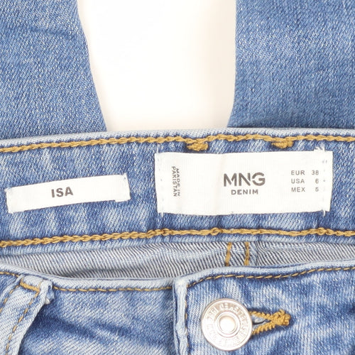 MNG Women's Blue Skinny Jeans Size 10