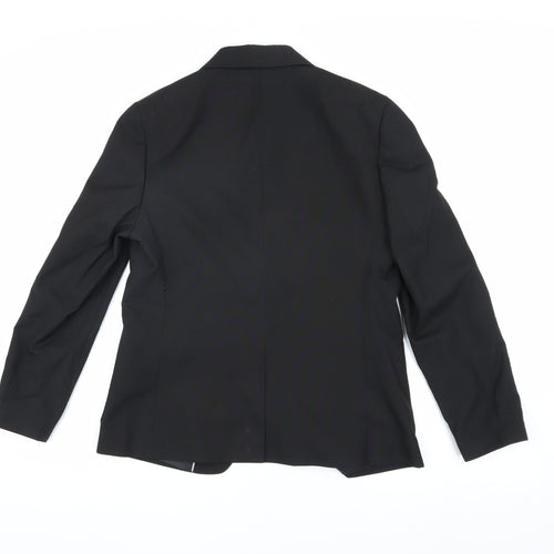 Marks and Spencer Boys Black Slim Fit Blazer 14-15 Years