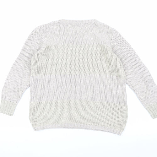 Marks and Spencer Women's Beige Pullover Jumper