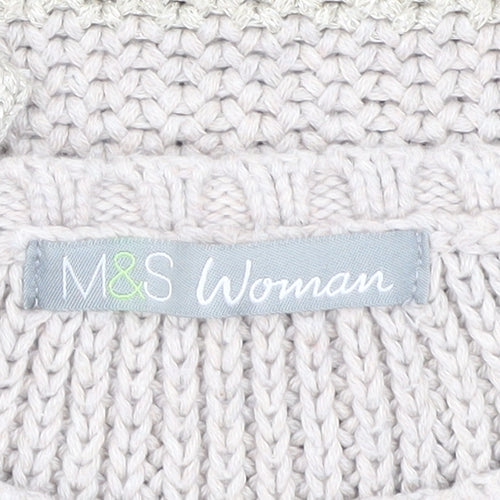 Marks and Spencer Women's Beige Pullover Jumper