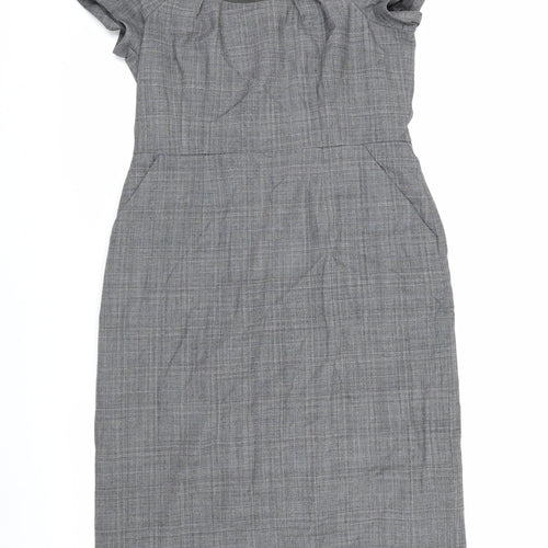 Banana Republic Women’s Grey Sheath Dress, Size 12