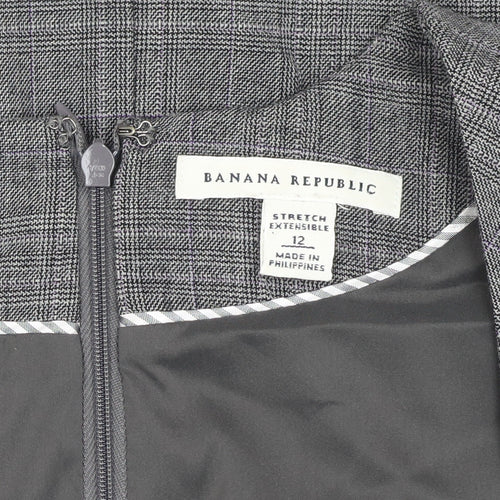 Banana Republic Women’s Grey Sheath Dress, Size 12