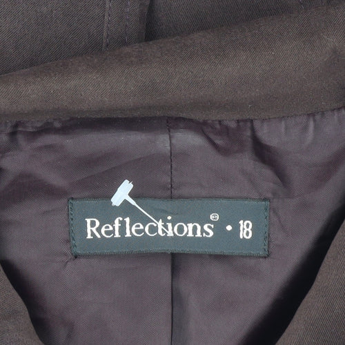 Reflections Women's Brown Jacket, Size 18, Elegant Design