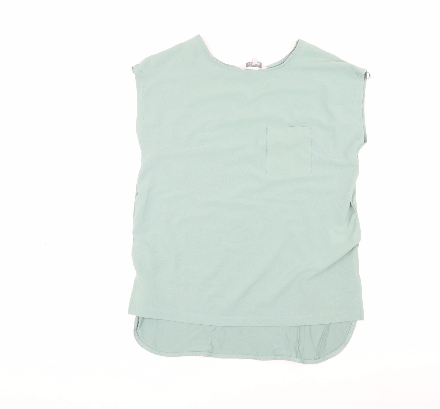 Peacocks Women's Green Sleeveless Blouse Size 8