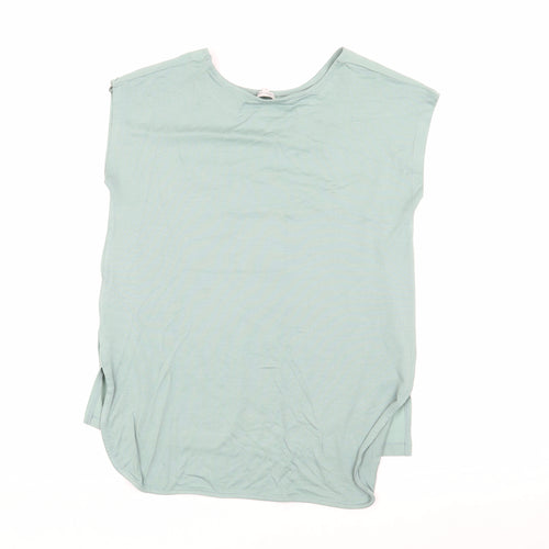Peacocks Women's Green Sleeveless Blouse Size 8