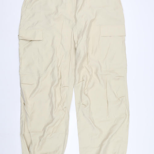 Marks and Spencer Women's Beige Cargo Trousers Size 20