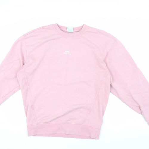 Puma Women's Pink Pullover Sweatshirt, Size S