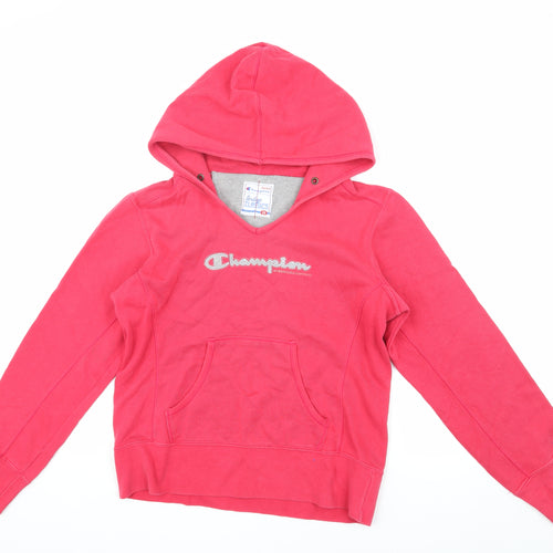 Champion Women's Red Pullover Hoodie M